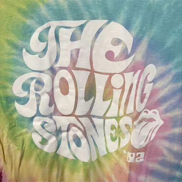 The Rolling Stones 1982 Pastel tiedye size small - Picture 2 of 6